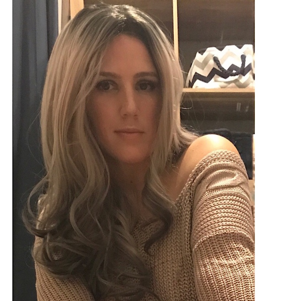 “Silver Fox” Ombré Wig